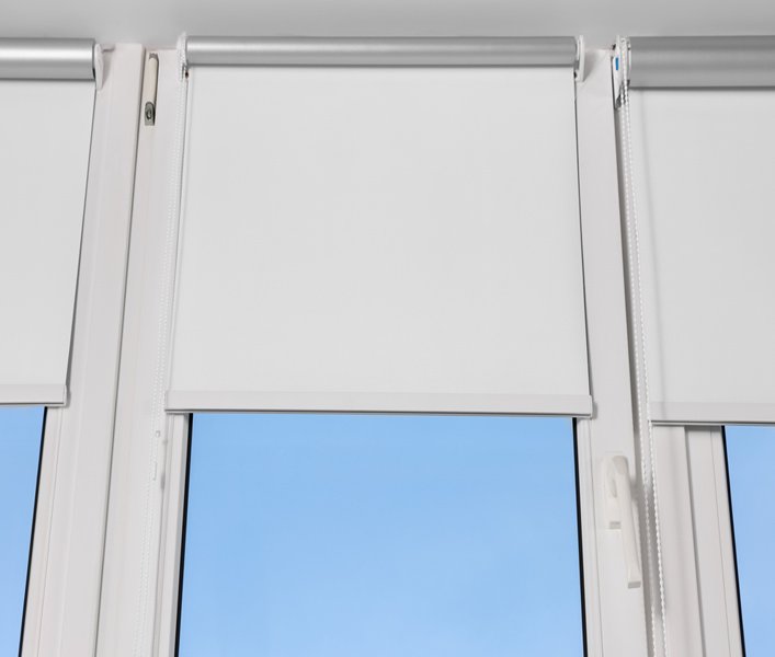 Solar shades filtering sunlight